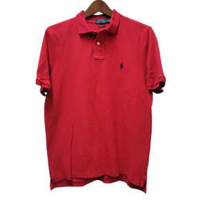 Polo Ralph Lauren Men 100% Classic Fit Beige Shirt Medium Excellent Condition